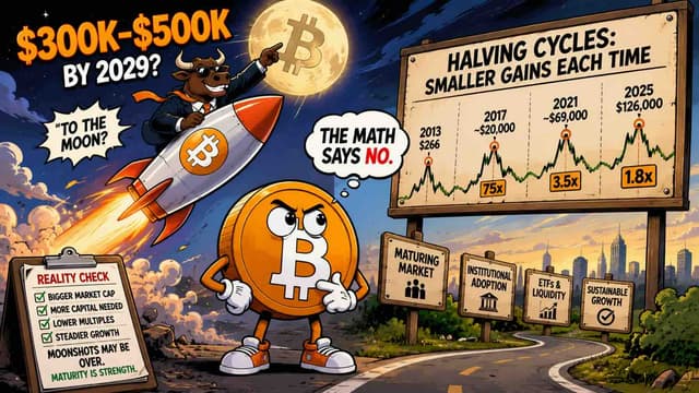 Bitcoin at $500K by 2029? History Suggests a Different Story