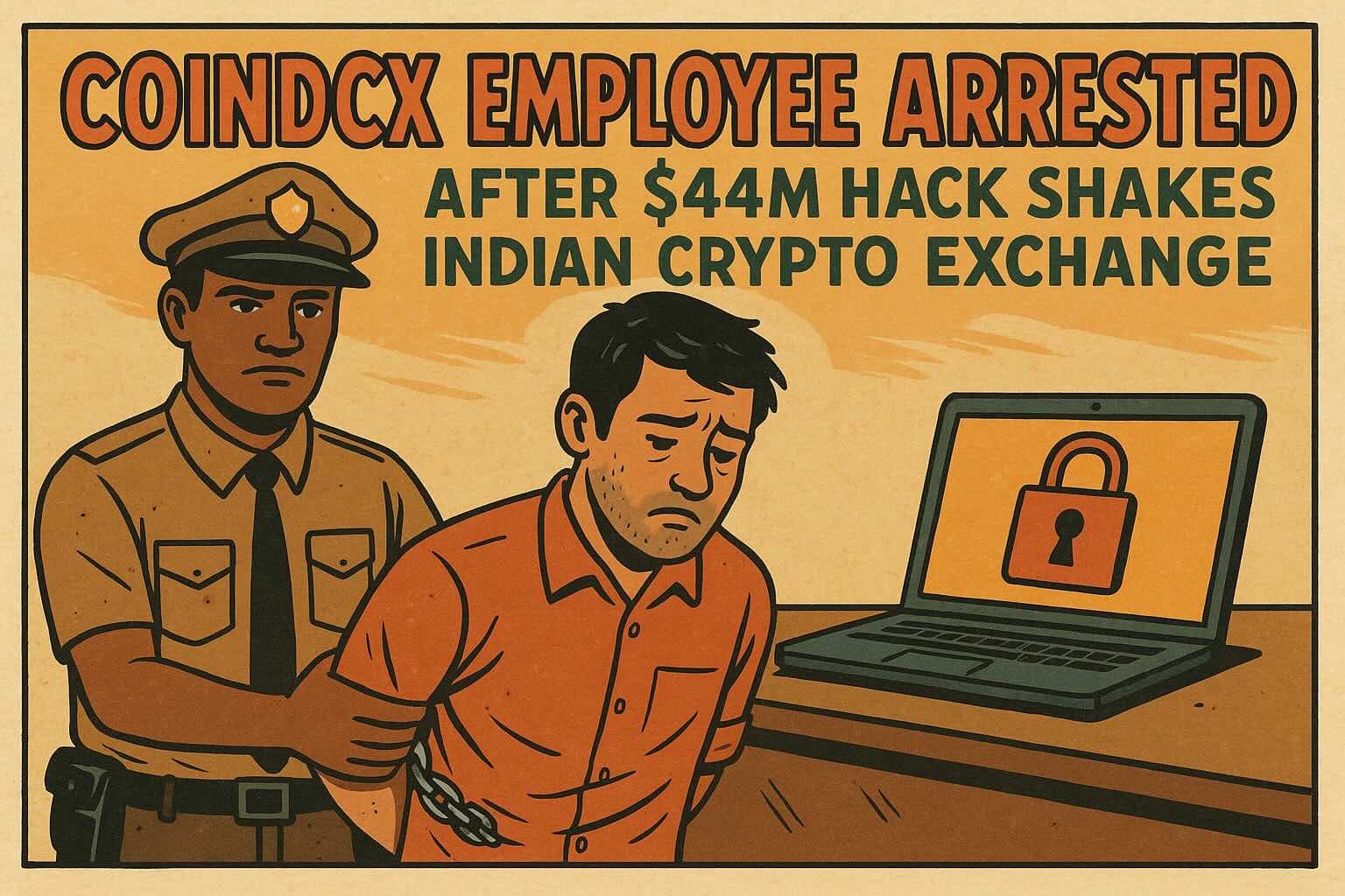 CoinDCX Employee Arrested After $44M Hack Shakes Indian Crypto Exchange