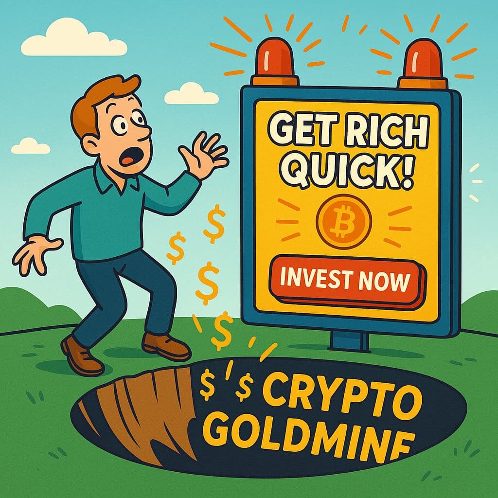Don’t Fall for Get Rich Quick Crypto Ads: A Beginner’s Guide