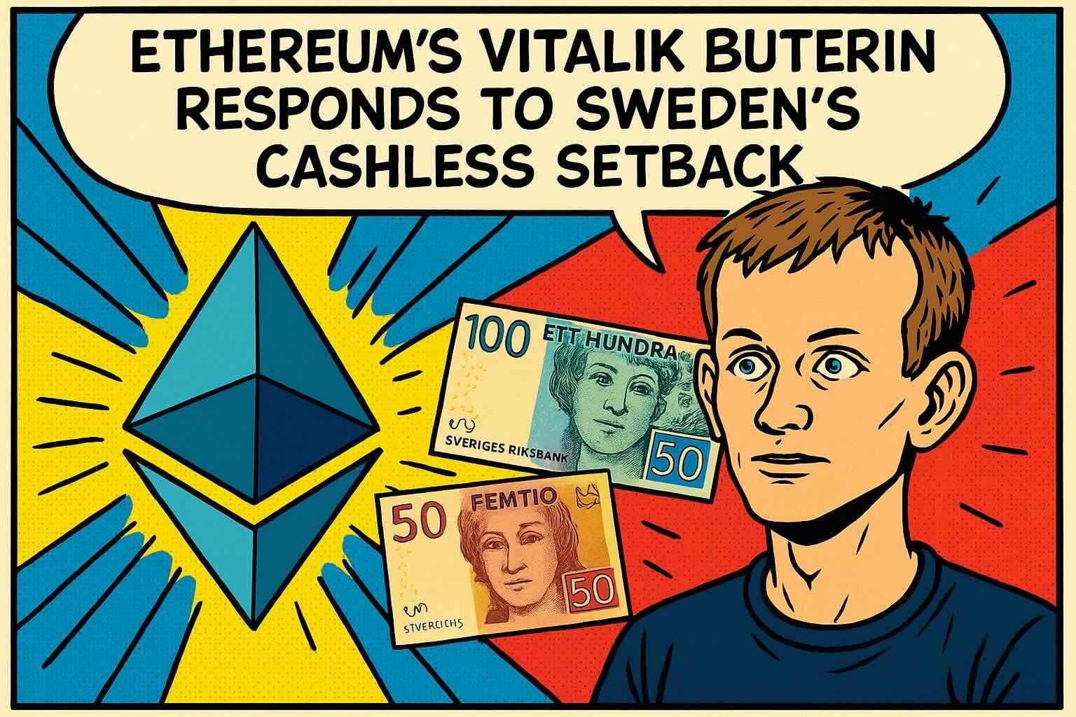 Ethereum’s Vitalik Buterin Responds to Sweden’s Cashless Setback