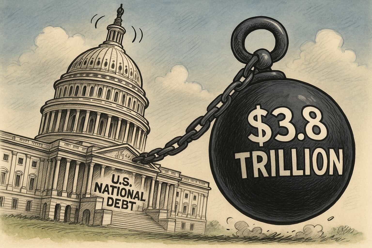 Implications of a $3.8 Trillion U.S. Debt Increase on Investment Markets (2025–2035)