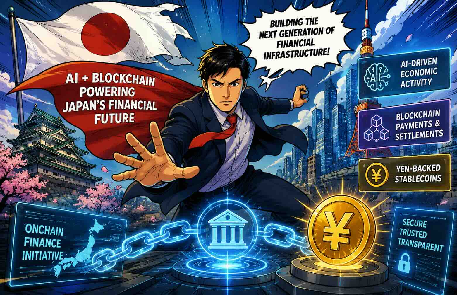 Japan Pushes AI and Blockchain Into National Finance Strategy