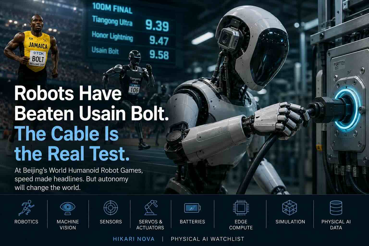 Robots Have Beaten Usain Bolt. The Cable Is the Real Test