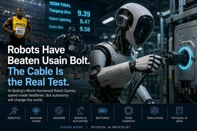 Robots Have Beaten Usain Bolt. The Cable Is the Real Test