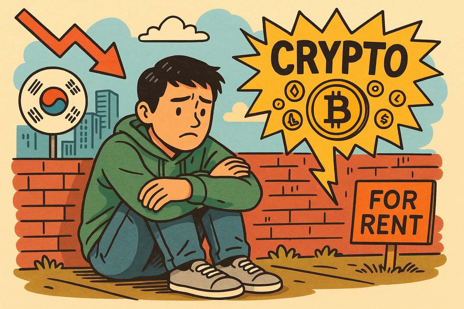 Young South Koreans Turning to Crypto out of Desperation, Not Belief.