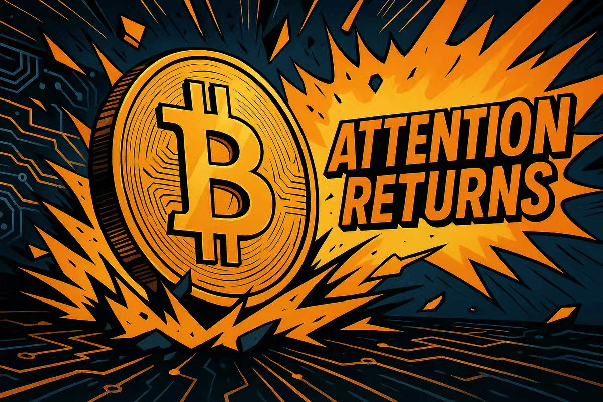 Bitcoin attention returns